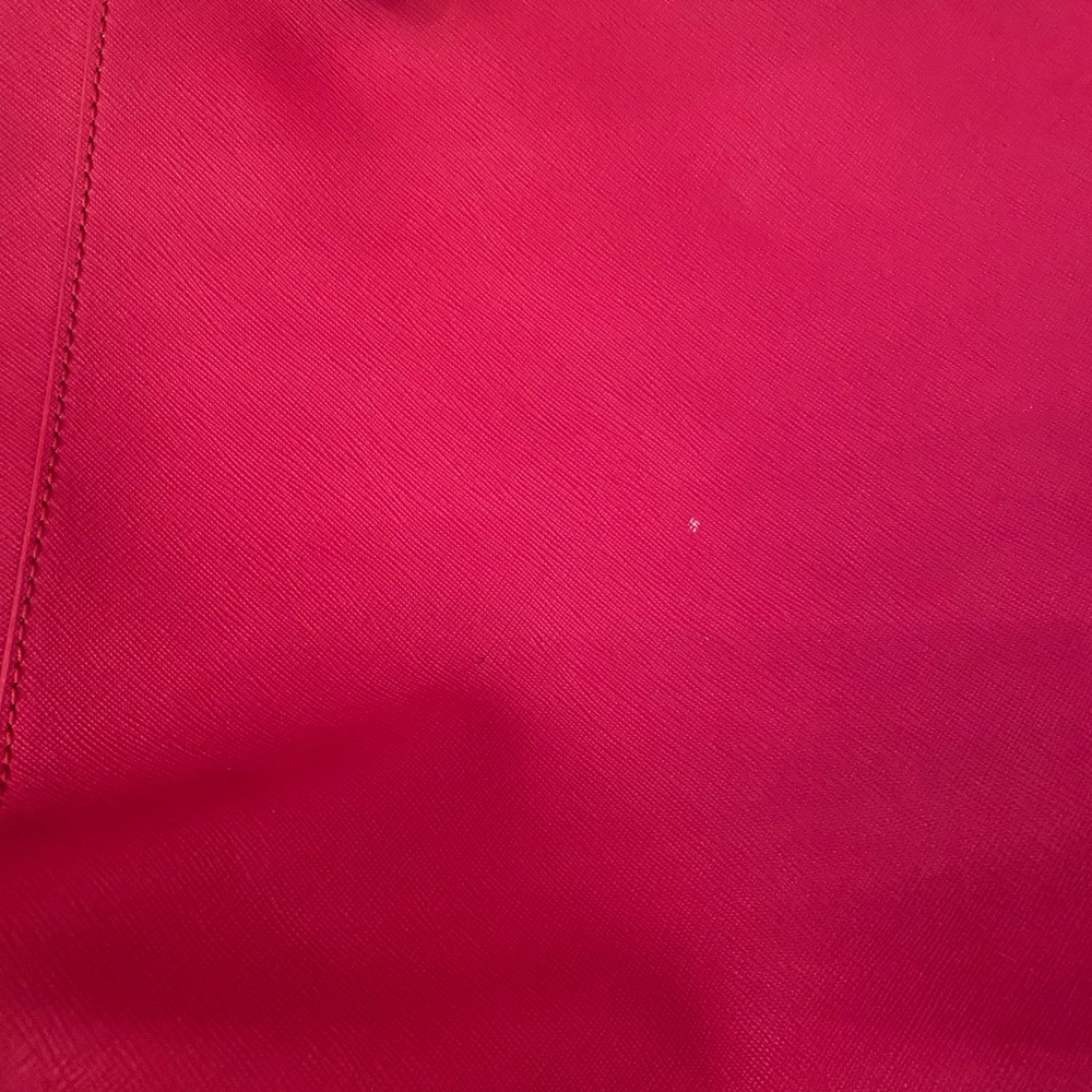 Tory Burch Emerson Large Hot Pink Saffiano Leather Buckle Tote - Picture 10 of 16